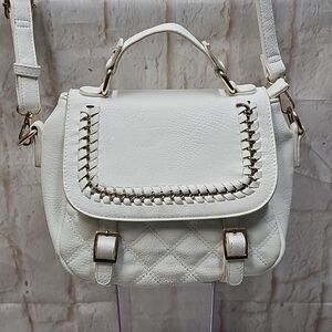 MMS white handbag